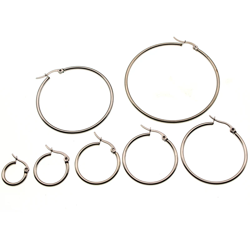 10pcs 316L Stainless Steel Big Circle Earrings Loop Earring Hooks Clasp for DIY Dangle Ear Wire Jewelry Making Accessories
10pcs 316L Stainless Steel Big Circle Earrings Loop Earring Hooks Clasp for DIY Dangle Ear Wire Jewelry Making Accessories