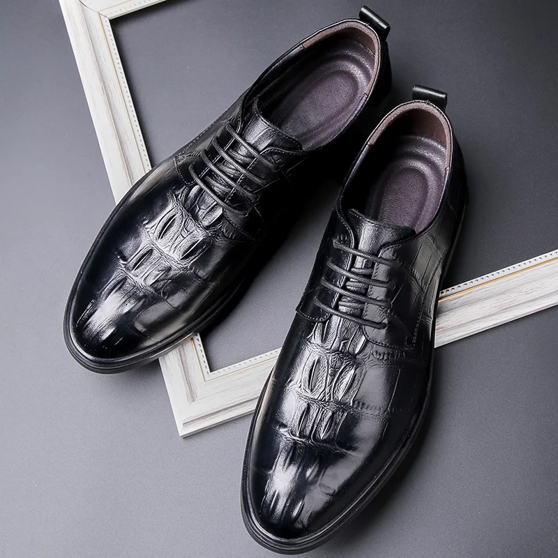 Men Shoes Genuine Leather New Men's Business Dress Shoes Black Formal Footwear Wedding Party Dress Shoes
Men Shoes Genuine Leather New Men's Business Dress Shoes Black Formal Footwear Wedding Party Dress Shoes