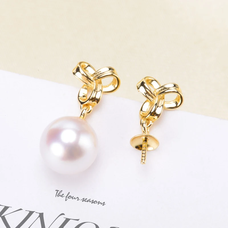 Women DIY Earrings Fittings Classic Pearl Earrings Mountings S925 Sterling Silver Earrings Jewelry Accessory 5Pairs/Lot
Women DIY Earrings Fittings Classic Pearl Earrings Mountings S925 Sterling Silver Earrings Jewelry Accessory 5Pairs/Lot