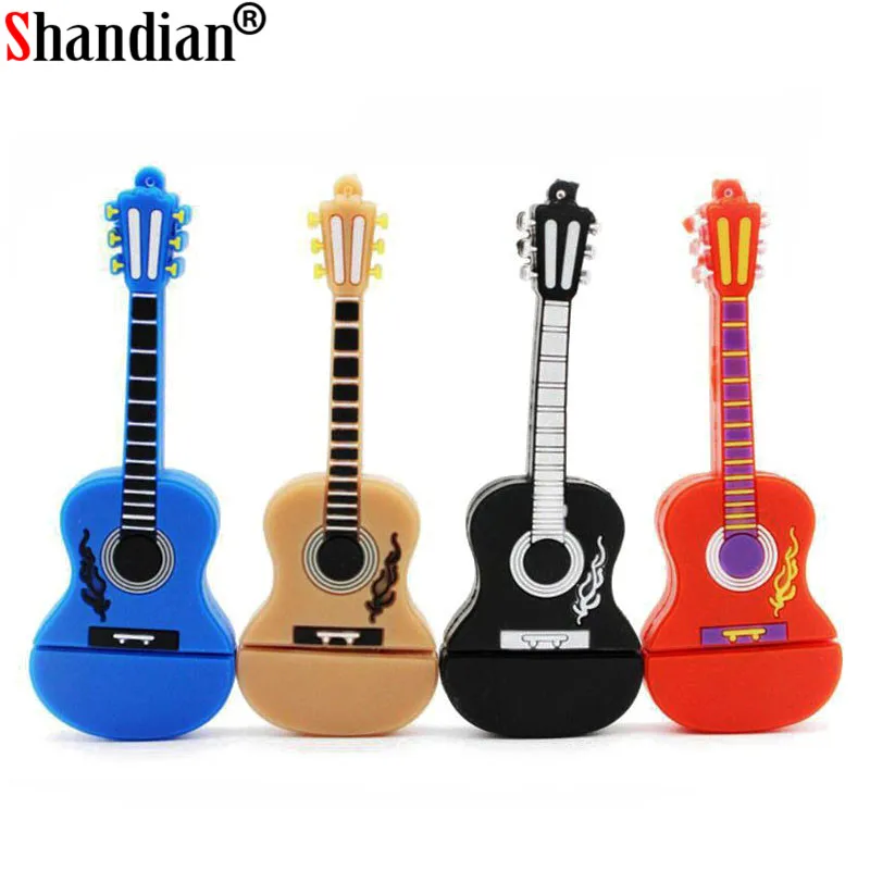 SHANDIAN Cartoon Guitars Shaped U Disk USB 2.0 Hot Style Music Flash Drive Pendrive 64GB Memory Stick Suitable for student gift
SHANDIAN Cartoon Guitars Shaped U Disk USB 2.0 Hot Style Music Flash Drive Pendrive 64GB Memory Stick Suitable for student gift