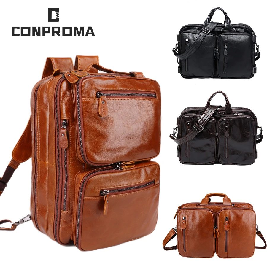 Laptop Bag Handbag Oil Wax Leather Man Design Multifunction Purpose Coffee Maletas Maletin Business Briefcase 15.6 inch Tote
Laptop Bag Handbag Oil Wax Leather Man Design Multifunction Purpose Coffee Maletas Maletin Business Briefcase 15.6 inch Tote