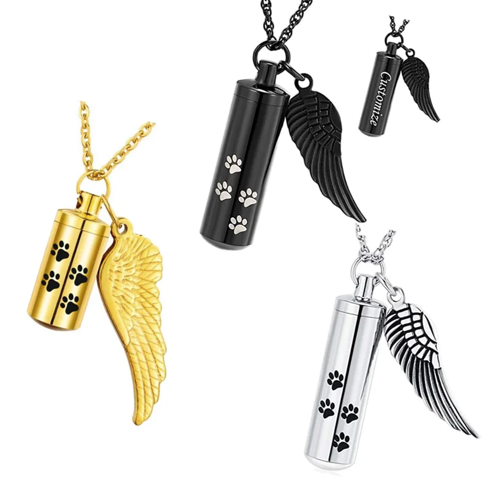 Custom Stainless Steel Pet Cat Dog Paw Container Urn Necklace Memorial Pendant Ash Keepsake Cremation Jewelry
Custom Stainless Steel Pet Cat Dog Paw Container Urn Necklace Memorial Pendant Ash Keepsake Cremation Jewelry