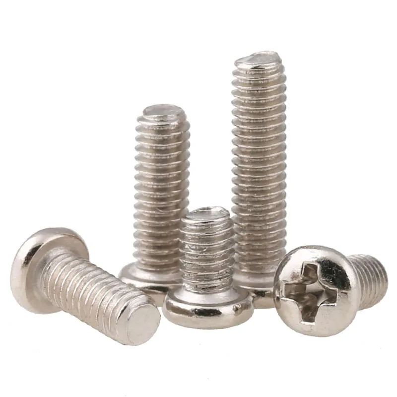 Nickel Plated Phillips Pan Head Screws Cross Round Head Mini Electronic Small Screws M1.2 M1.4 M1.6 M1.7 M2
Nickel Plated Phillips Pan Head Screws Cross Round Head Mini Electronic Small Screws M1.2 M1.4 M1.6 M1.7 M2