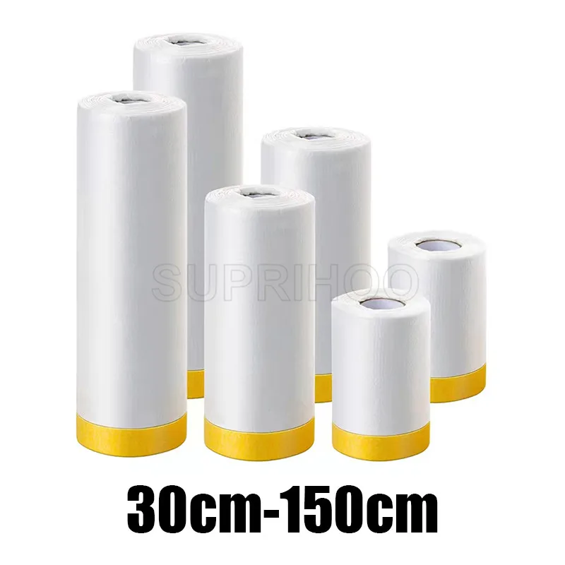 30/55/110/150 Spray Masking Film Masking Tape Plastic Drop Cloth Dust For Protection Masking Film Cover Automobile Painting
30/55/110/150 Spray Masking Film Masking Tape Plastic Drop Cloth Dust For Protection Masking Film Cover Automobile Painting