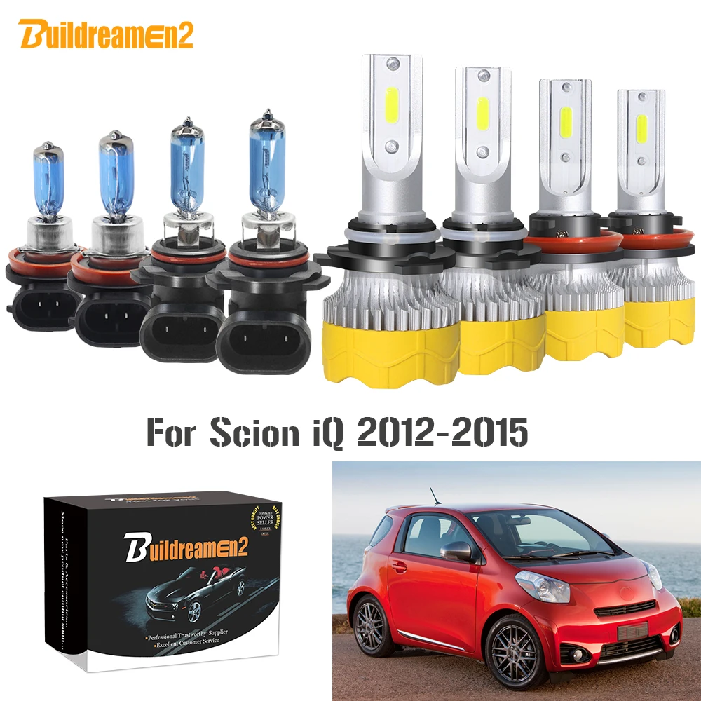 Buildreamen2 4 Pieces Car Headlamp High Beam + Low Beam 9005 H11 LED Halogen Headlight Bulb 12V For Scion iQ 2012 2013 2014 2015
Buildreamen2 4 Pieces Car Headlamp High Beam + Low Beam 9005 H11 LED Halogen Headlight Bulb 12V For Scion iQ 2012 2013 2014 2015
