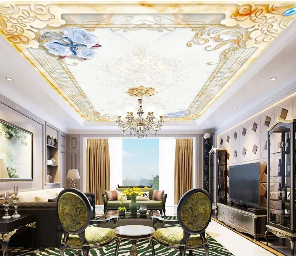 European Rose Love Jane Marble Ceiling Wall Painting Living Room Ceiling Mural Photo Wall Paper
European Rose Love Jane Marble Ceiling Wall Painting Living Room Ceiling Mural Photo Wall Paper