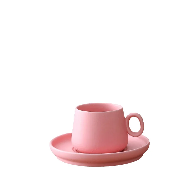 INS Macaron Matte Ceramic Coffee Cup with saucer Morning breakfast frosted tea milk water mug with plate big belly cups office
INS Macaron Matte Ceramic Coffee Cup with saucer Morning breakfast frosted tea milk water mug with plate big belly cups office