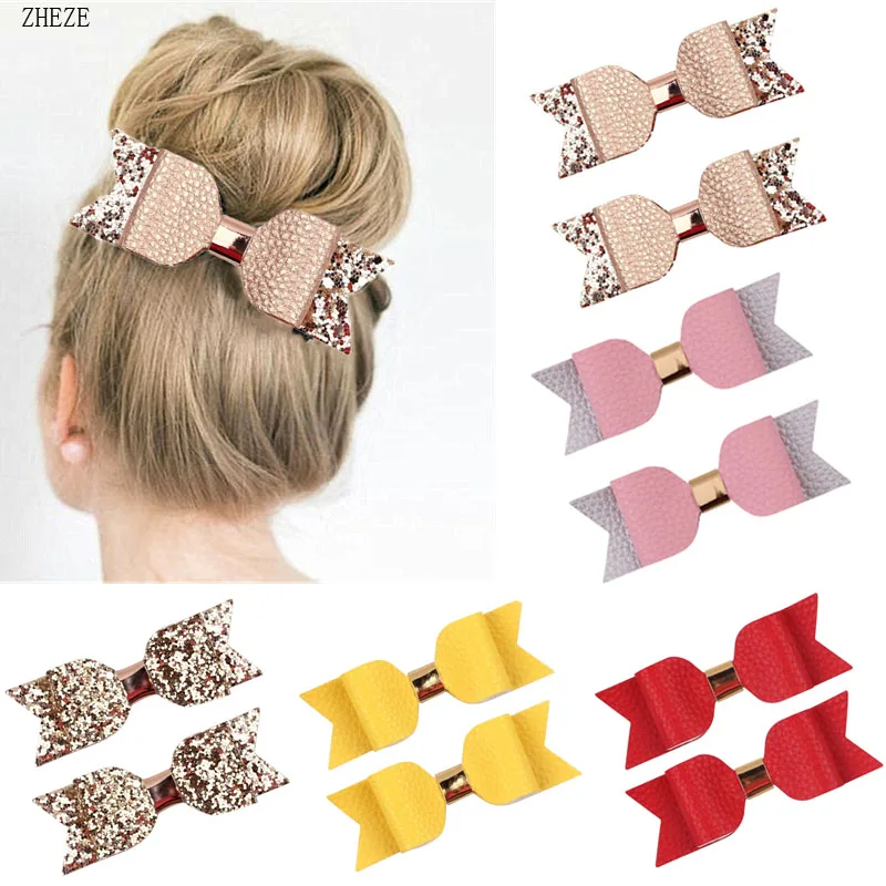 2Pcs Cute Glitter Leather Hair Clips 3.5" PU Bow With Ribbon Alligator Hairpins Girls Barrettes Hair Accessories Free Shipping
2Pcs Cute Glitter Leather Hair Clips 3.5" PU Bow With Ribbon Alligator Hairpins Girls Barrettes Hair Accessories Free Shipping