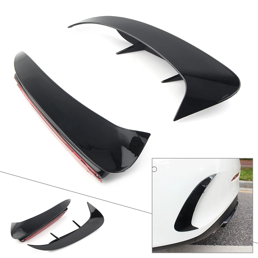 Car Rear Bumper Fins Canards Splitters For Benz A Class W177 A220 2019 2020 Glossy Black ABS Plastic 2Pcs
Car Rear Bumper Fins Canards Splitters For Benz A Class W177 A220 2019 2020 Glossy Black ABS Plastic 2Pcs