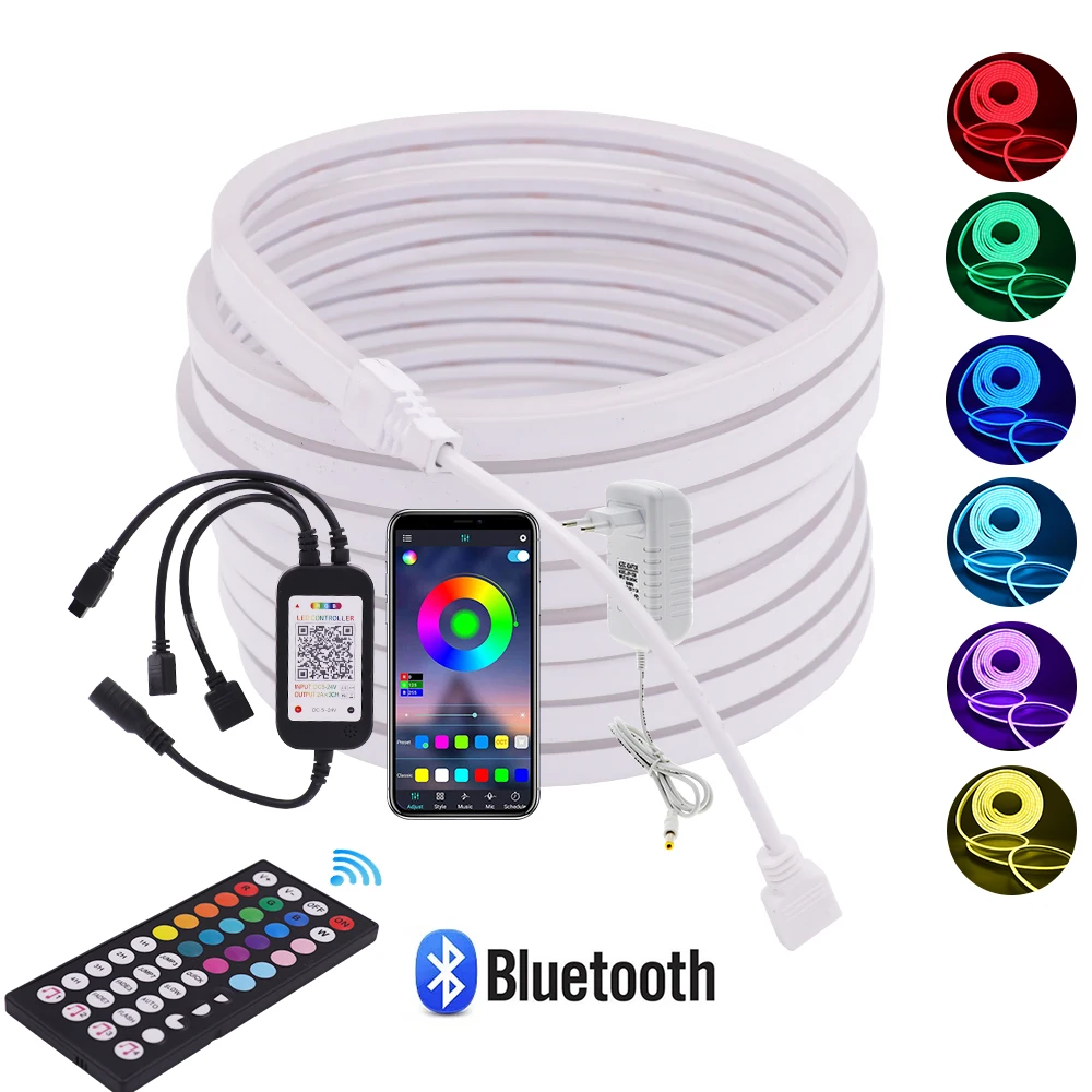 12В неоновый RGB светодиодный светильник, полоса, Bluetooth совместимый с пультом дистанционного управления, музыка, синхронизация, светодиодный светильник с веревкой, s 7x16 мм, полоски, водонепроницаемая трубка, Декор
12В неоновый RGB светодиодный светильник, полоса, Bluetooth совместимый с пультом дистанционного управления, музыка, синхронизация, светодиодный светильник с веревкой, s 7x16 мм, полоски, водонепроницаемая трубка, Декор