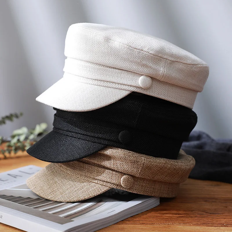 Fashion Winter Women Hat Octagonal Flat Cap Autumn Linen Berets Navy Hats for Women Retro Student All-match Military Cap
Fashion Winter Women Hat Octagonal Flat Cap Autumn Linen Berets Navy Hats for Women Retro Student All-match Military Cap