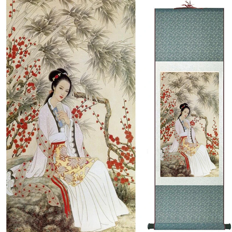 Pretty girl painting Chinese Art Painting Home Office Decoration Chinese painting art figure painting 20190816010
Pretty girl painting Chinese Art Painting Home Office Decoration Chinese painting art figure painting 20190816010