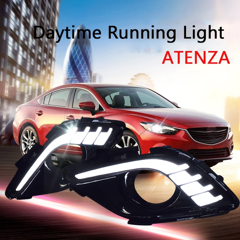 2pcs Car Led Drl For Mazda-6 Mazda6 Atenza 2013 2014 2015 12v Daytime Running Lights With Turn Signal Daylight Fog Lamp 24v
2pcs Car Led Drl For Mazda-6 Mazda6 Atenza 2013 2014 2015 12v Daytime Running Lights With Turn Signal Daylight Fog Lamp 24v