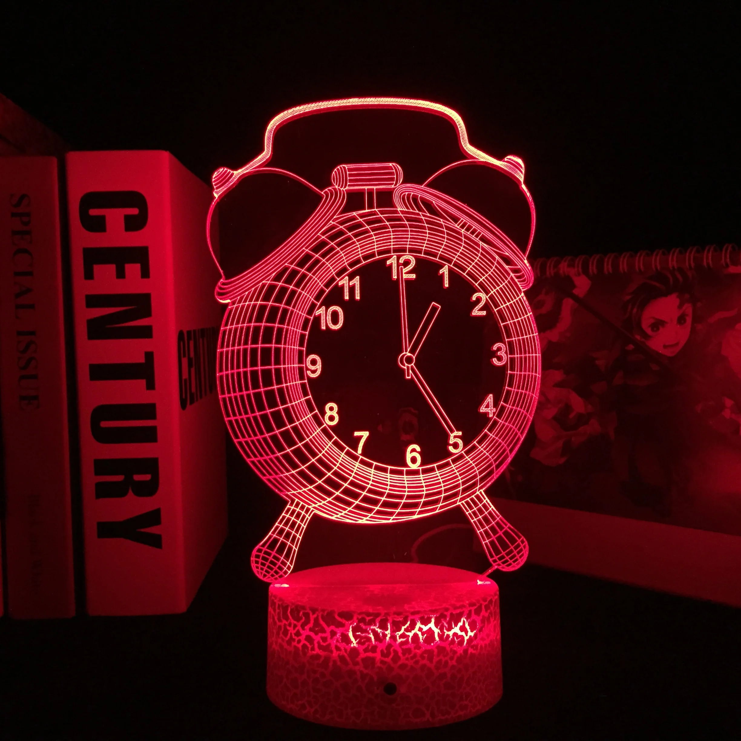 Alarm Clock 3D LED Night Light Table Lamp Acrylic Night Light Colorful Gradient Atmosphere for Child Bedroom Decoration Dropship
Alarm Clock 3D LED Night Light Table Lamp Acrylic Night Light Colorful Gradient Atmosphere for Child Bedroom Decoration Dropship