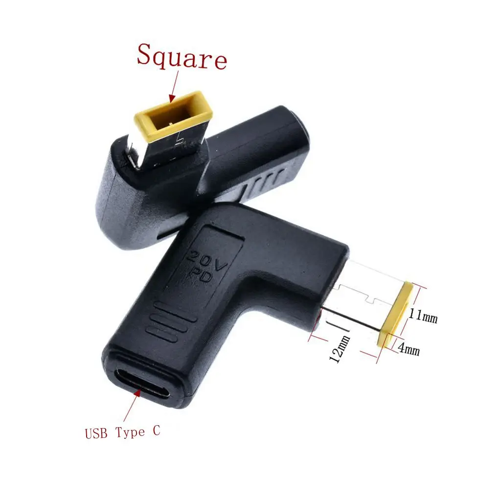PD Spoof Adapter TYPE-C Female To Lenovo Square Port With Pin Power Supply Charging Converter
PD Spoof Adapter TYPE-C Female To Lenovo Square Port With Pin Power Supply Charging Converter