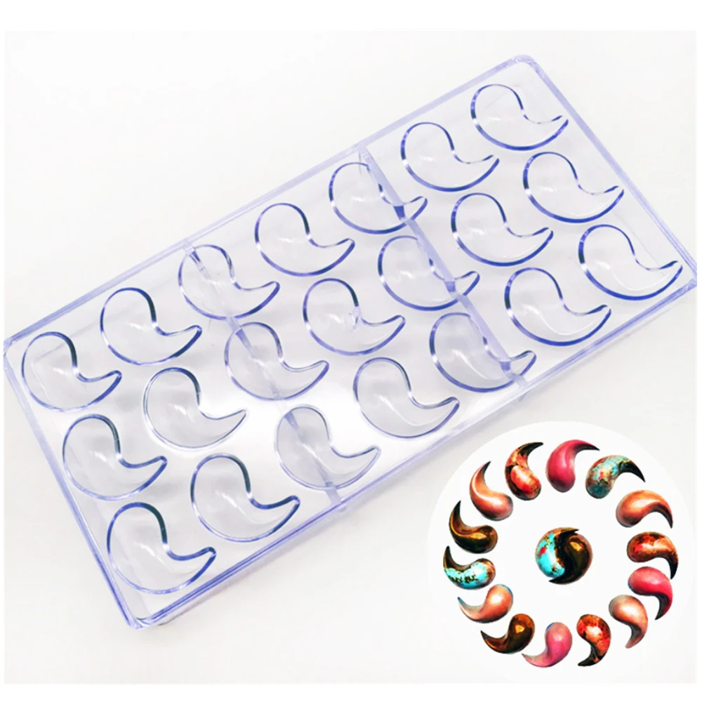 21 Cavity Gou Yu Shape Chocolate Mold Gouyu Starry Sky Chocolate Mold DIY Jelly Pudding Tool Cake Decoration Tools
21 Cavity Gou Yu Shape Chocolate Mold Gouyu Starry Sky Chocolate Mold DIY Jelly Pudding Tool Cake Decoration Tools