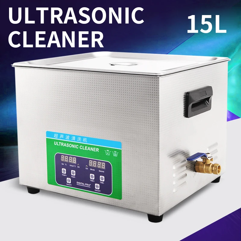 KM-615C Ultrasonic Cleaning Machine 15L Capacity Small Industrial Ultrasonic Cleaning Machine Hardware Ultrasonic Clean Washer
KM-615C Ultrasonic Cleaning Machine 15L Capacity Small Industrial Ultrasonic Cleaning Machine Hardware Ultrasonic Clean Washer