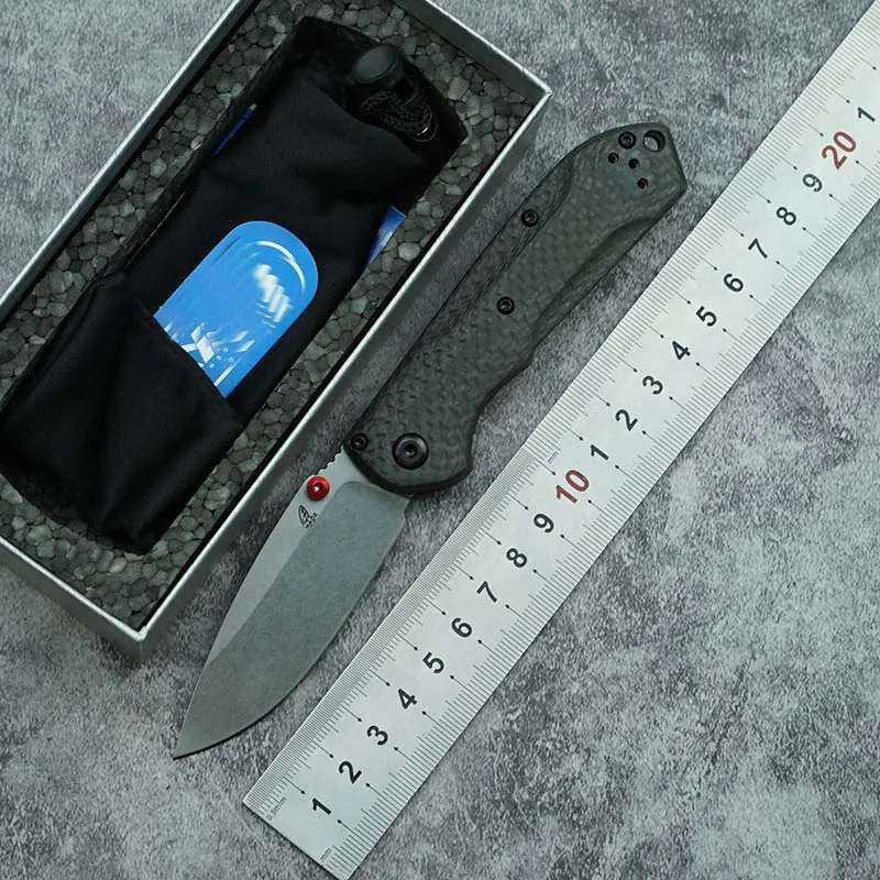 OEM New 565-1 Mini Folding Knife S90V Blade Carbon Fiber Handle Outdoor Camping Hunting Survival Kitchen Knife EDC Tool 
OEM New 565-1 Mini Folding Knife S90V Blade Carbon Fiber Handle Outdoor Camping Hunting Survival Kitchen Knife EDC Tool