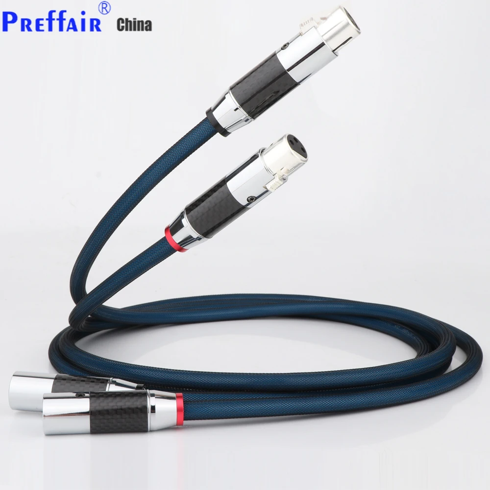 Preffair X405 99.998% OFC Silver Plated Copper HIFI Carbon Fibre XLR Plug Interconnect Audio Cable
Preffair X405 99.998% OFC Silver Plated Copper HIFI Carbon Fibre XLR Plug Interconnect Audio Cable