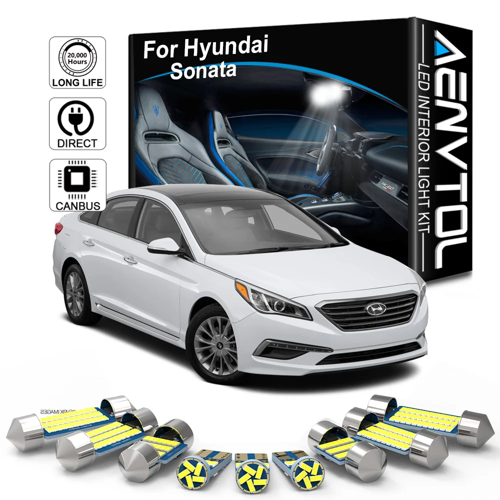 AENVTOL Auto LED Interior Lights License Plate Lamp Kit Canbus For Hyundai Sonata Y2 Y3 DN8 1990-2015 2016 2017 2018 2019 2020
AENVTOL Auto LED Interior Lights License Plate Lamp Kit Canbus For Hyundai Sonata Y2 Y3 DN8 1990-2015 2016 2017 2018 2019 2020