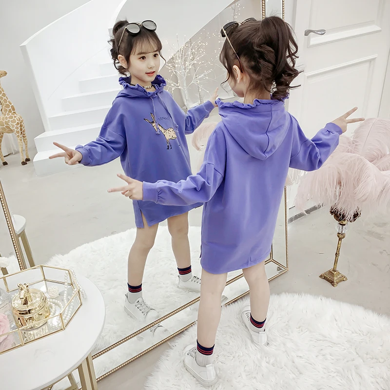 Spring Fall Children's Sweater Clothing Girls Long Sleeve Striped Hooded Tops Female Kids Loose Ruffles Hoodies Sweatshirt B256
Spring Fall Children's Sweater Clothing Girls Long Sleeve Striped Hooded Tops Female Kids Loose Ruffles Hoodies Sweatshirt B256