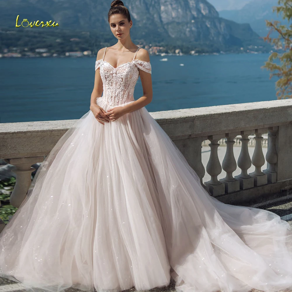 Loverxu Свадебные платья трапециевидной формы с открытыми плечами, Vestido De Novia, кружевные аппликации, халат принцессы на заказ De Mariee
Loverxu Свадебные платья трапециевидной формы с открытыми плечами, Vestido De Novia, кружевные аппликации, халат принцессы на заказ De Mariee