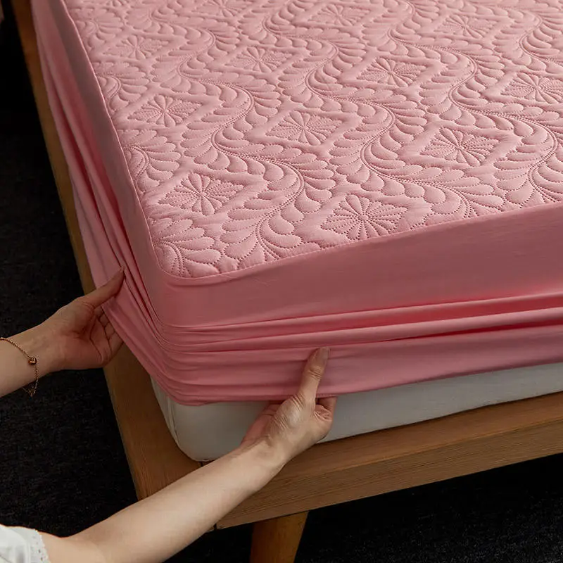 Bonenjoy Quilted Waterproof Fitted Sheet With Elastic Queen King Size Mattress Protector Solid Bed Cover( Pillowcase need order)
Bonenjoy Quilted Waterproof Fitted Sheet With Elastic Queen King Size Mattress Protector Solid Bed Cover( Pillowcase need order)