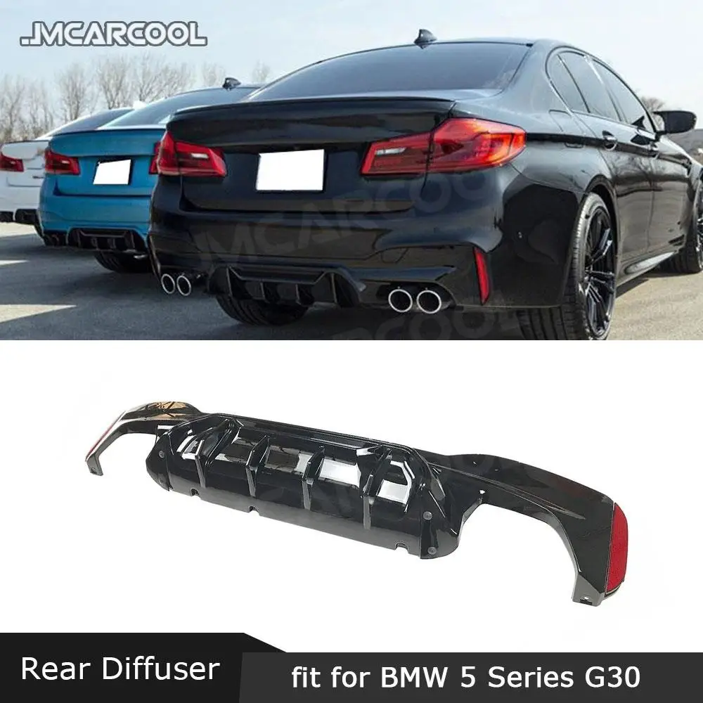 ABS Rear Bumper Lip Diffuser Spoiler Stainless Steel Exhaust Tips For BMW 5 Series G30 G38 M Sport 2017-2023 M5 Style
ABS Rear Bumper Lip Diffuser Spoiler Stainless Steel Exhaust Tips For BMW 5 Series G30 G38 M Sport 2017-2023 M5 Style