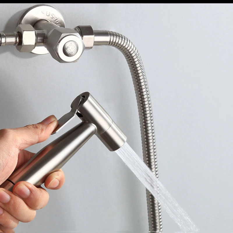 Handheld Toilet Bidet Sprayer Set Kit Stainless Steel Hand Bidet Faucet for Bathroom Hand Sprayer Shower Head Self Cleaning
Handheld Toilet Bidet Sprayer Set Kit Stainless Steel Hand Bidet Faucet for Bathroom Hand Sprayer Shower Head Self Cleaning