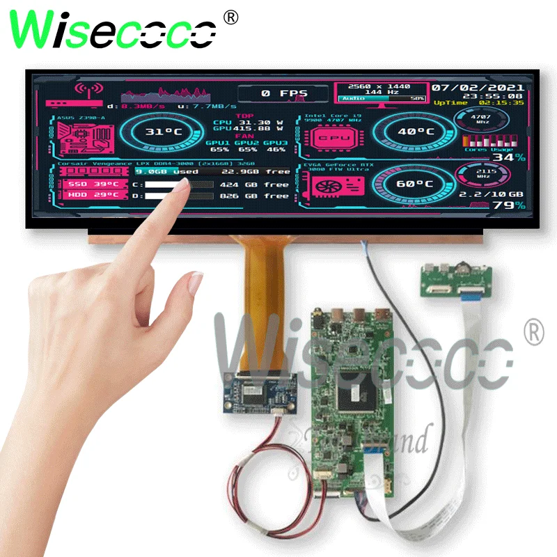 14 inch 4K IPS Long Strip Aida 64 Screen Display USB-C Typc-C Driver Board Aida64 Display Raspberry Pi Display
14 inch 4K IPS Long Strip Aida 64 Screen Display USB-C Typc-C Driver Board Aida64 Display Raspberry Pi Display