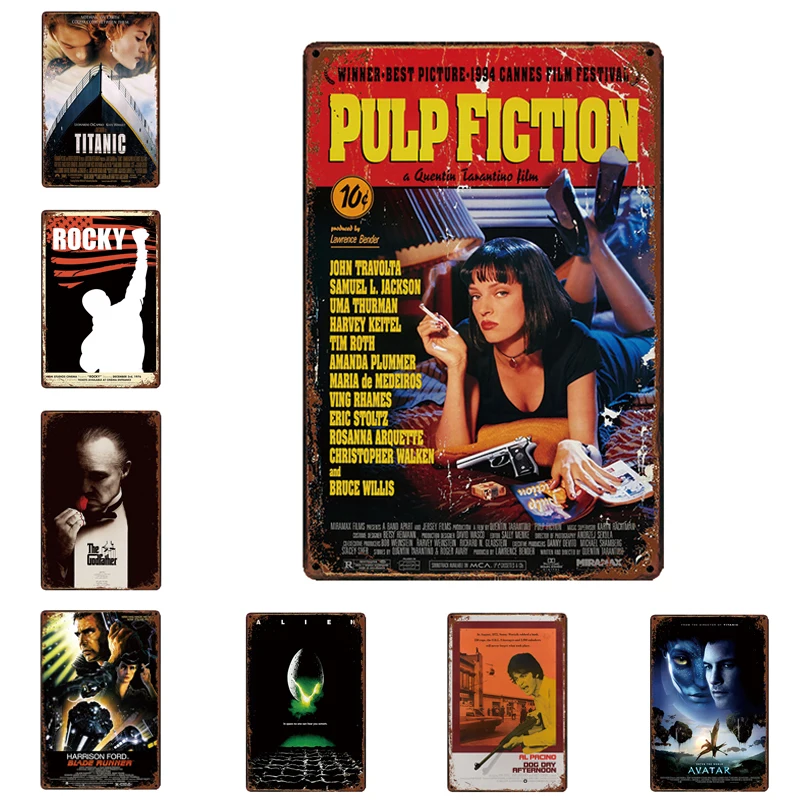 Film Vintage Metal Wall Decor TV Play Tin Sign Movie Posters Cinema Home Room Wall Decoration Retro Bar Pub Shop Wall Art Plates
Film Vintage Metal Wall Decor TV Play Tin Sign Movie Posters Cinema Home Room Wall Decoration Retro Bar Pub Shop Wall Art Plates
