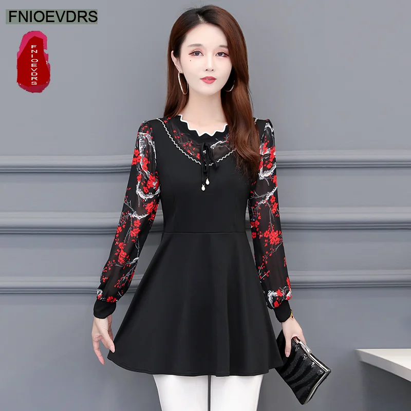 New Loose Tops Blusas European Style Women Casual Fashion Patchwork Faux Two Piece Peplum Long Blouse
New Loose Tops Blusas European Style Women Casual Fashion Patchwork Faux Two Piece Peplum Long Blouse