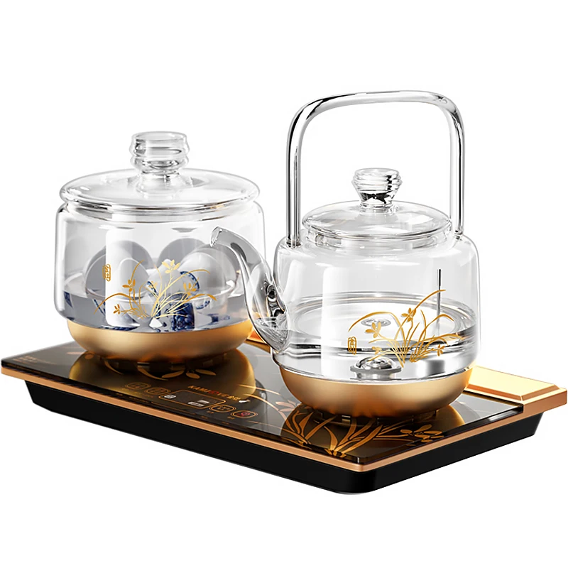 KAMJOVE Intelligent Fountain type Automatic water supply electric tea art stove kettle boil tea health Lifting beam tea pot
KAMJOVE Intelligent Fountain type Automatic water supply electric tea art stove kettle boil tea health Lifting beam tea pot