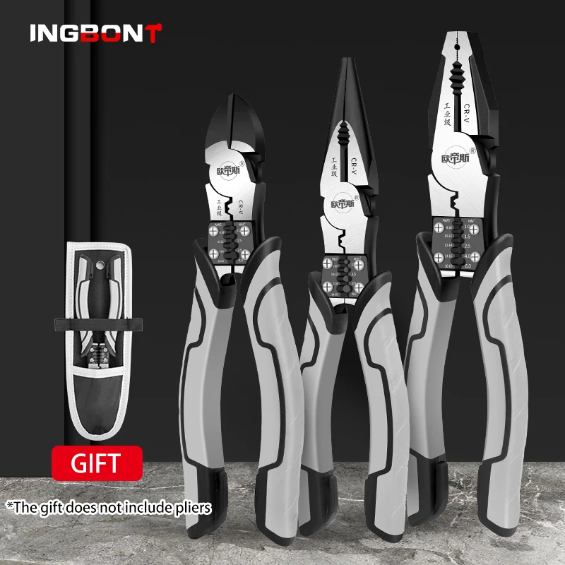 INGBONT Multifunctional Universal Diagonal Pliers Needle Nose Pliers Hardware Tools Universal Wire Cutters Electrician
INGBONT Multifunctional Universal Diagonal Pliers Needle Nose Pliers Hardware Tools Universal Wire Cutters Electrician