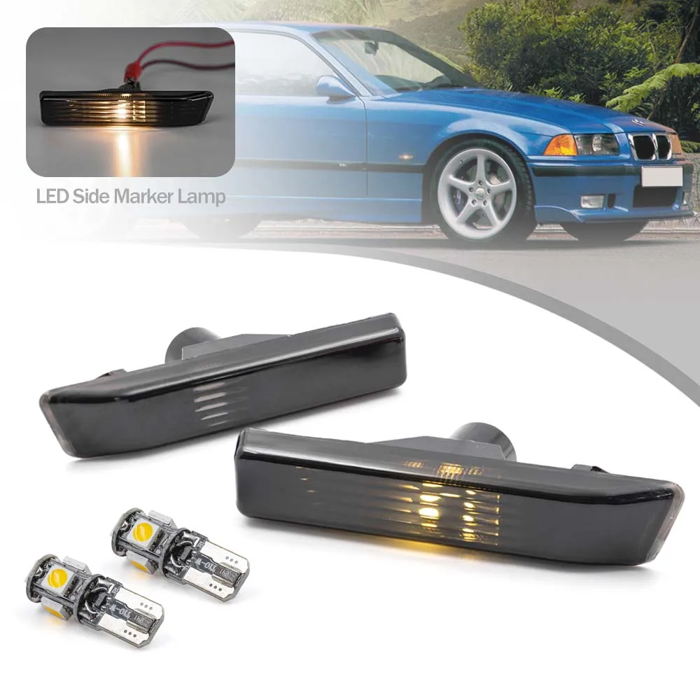 2PCs Amber LED Front Fender Light Side Marker Turn Signal OEM For BMW 3 Series E36 M3 LCI 318is 318ti 323is 328is X5 E53 1996
2PCs Amber LED Front Fender Light Side Marker Turn Signal OEM For BMW 3 Series E36 M3 LCI 318is 318ti 323is 328is X5 E53 1996