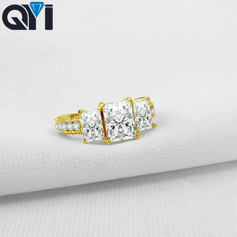 QYI женские ювелирные изделия обручальное кольцо 14K ТВЕРДОЕ желтое золото Moissanite алмаз для свадьбы личные украшения на заказ
QYI женские ювелирные изделия обручальное кольцо 14K ТВЕРДОЕ желтое золото Moissanite алмаз для свадьбы личные украшения на заказ