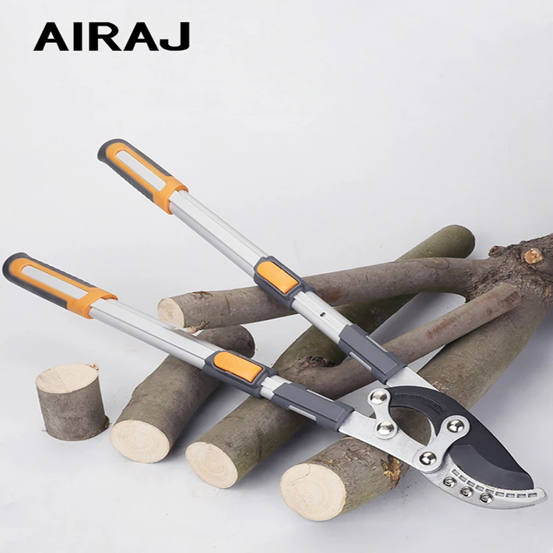 Мощные садовые ножницы AIRAJ, высокий крутящий момент, трудосберегающий Телескопический садовый инструмент для обрезки веток толщиной 70 мм
Мощные садовые ножницы AIRAJ, высокий крутящий момент, трудосберегающий Телескопический садовый инструмент для обрезки веток толщиной 70 мм