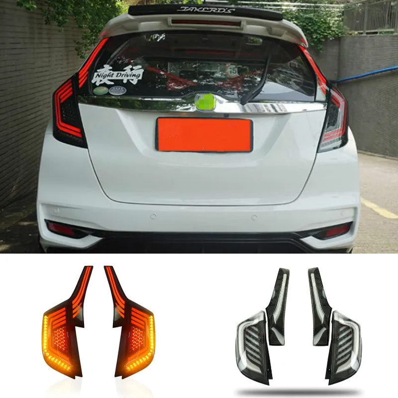 Задний противотуманный фонарь + тормозной светильник + задний + Динамический сигнал поворота, Автомобильный светодиодный задний светильник, задний светильник для Honda JAZZ FIT GK5 2014 - 2018
Задний противотуманный фонарь + тормозной светильник + задний + Динамический сигнал поворота, Автомобильный светодиодный задний светильник, задний светильник для Honda JAZZ FIT GK5 2014 - 2018