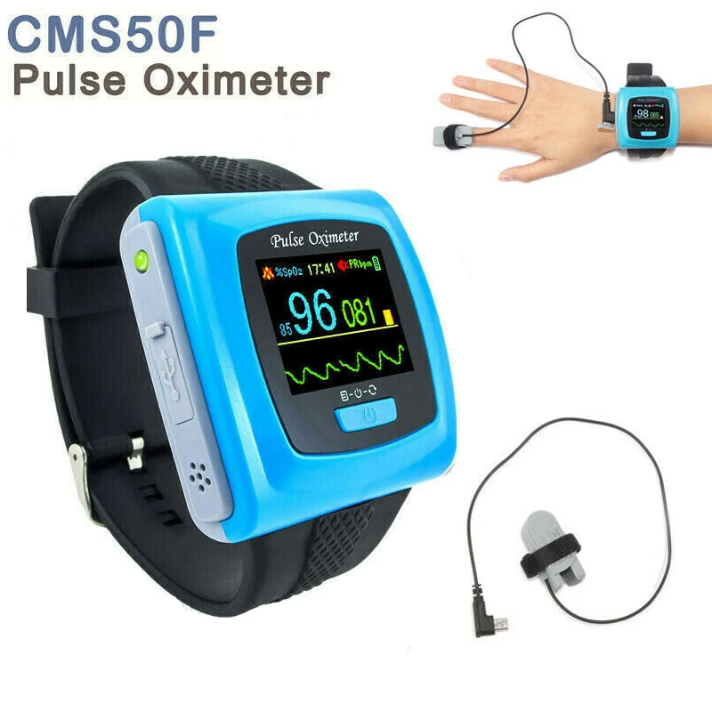 CMS50F OLED Wrist Pulse Oximeter Smart Watch USB Blood Oxygen Saturation Heart Rate Monitor with Type-C SPO2 Probe Software
CMS50F OLED Wrist Pulse Oximeter Smart Watch USB Blood Oxygen Saturation Heart Rate Monitor with Type-C SPO2 Probe Software