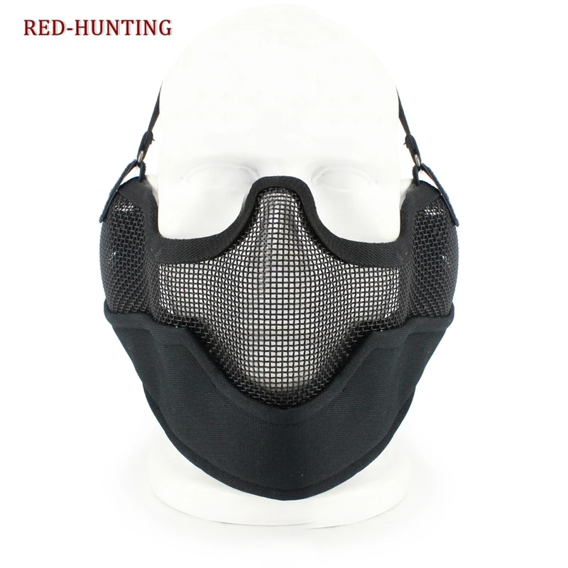 Tactical Airsoft CS Game Protective Guard Mesh Metal Half Face Mask Breathable Protected face mask
Tactical Airsoft CS Game Protective Guard Mesh Metal Half Face Mask Breathable Protected face mask