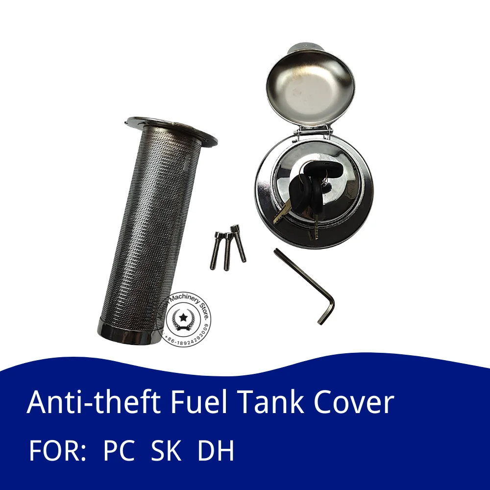 Anti-theft Lock For KOBELCO SK200-6E/200-8 KOMATSU PC DH220-5/225-7 Excavator Hydraulic Tank Cap LocK Stainless Steel Strainer
Anti-theft Lock For KOBELCO SK200-6E/200-8 KOMATSU PC DH220-5/225-7 Excavator Hydraulic Tank Cap LocK Stainless Steel Strainer