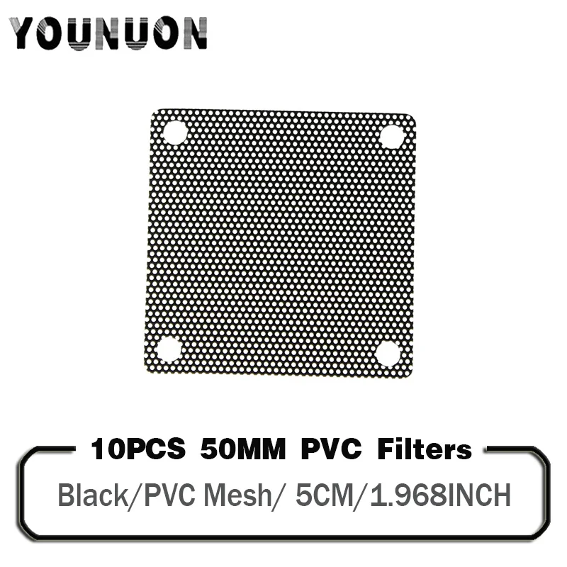 10PCS YOUNUON 50mm Black PVC Filters Fan Guard Protective PVC Mesh for 5cm 50mm Cooling Cooler Fan
10PCS YOUNUON 50mm Black PVC Filters Fan Guard Protective PVC Mesh for 5cm 50mm Cooling Cooler Fan