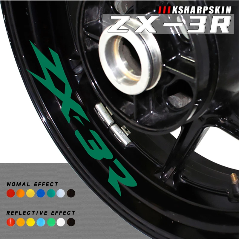 Motorcycle wheel decoration logo stickers rim waterproof color decals night reflective film for KAWASAKI ZX-3R ZX 3R zx3r
Motorcycle wheel decoration logo stickers rim waterproof color decals night reflective film for KAWASAKI ZX-3R ZX 3R zx3r