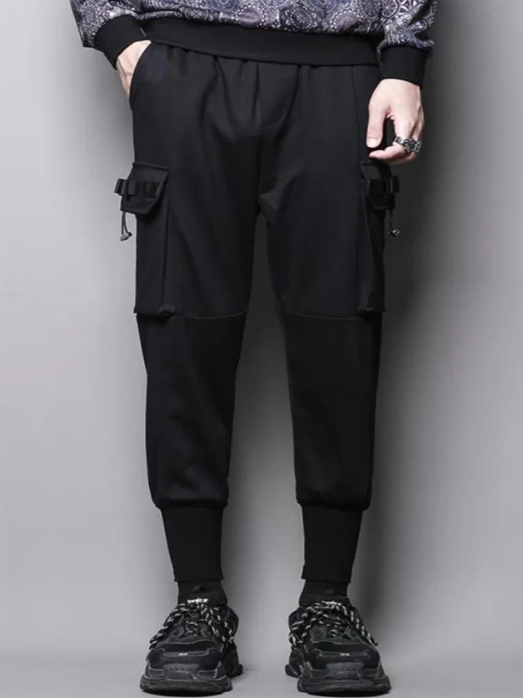 Men's Casual Pants Sweatpants Pencil Pants Spring And Autumn New Dark Elastic Waist Personalized Pocket Design Pants
Men's Casual Pants Sweatpants Pencil Pants Spring And Autumn New Dark Elastic Waist Personalized Pocket Design Pants