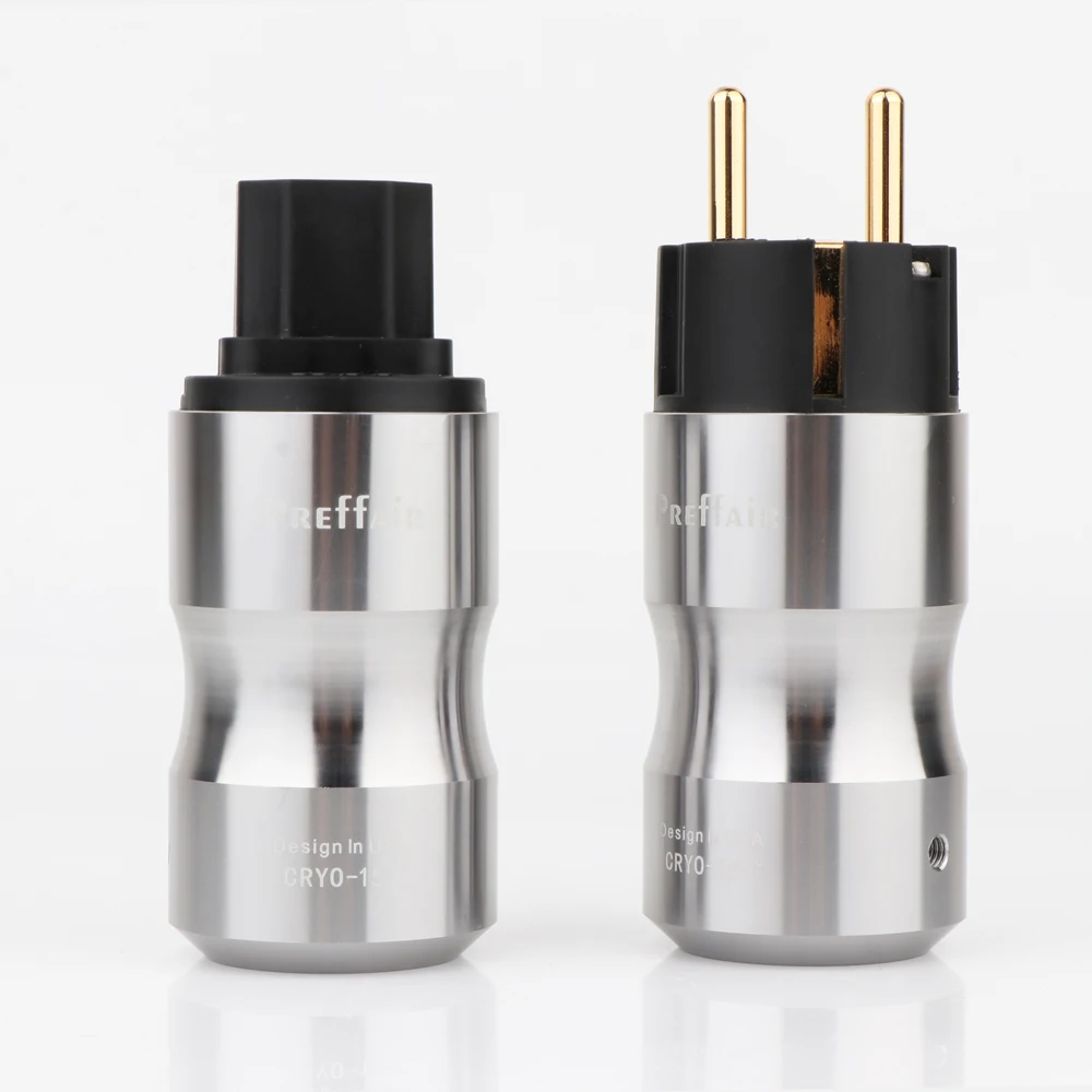 Preffair Hi-end gold plated schuko power plug EU version power connector plug adapter hifi audio AC power cable connector
Preffair Hi-end gold plated schuko power plug EU version power connector plug adapter hifi audio AC power cable connector