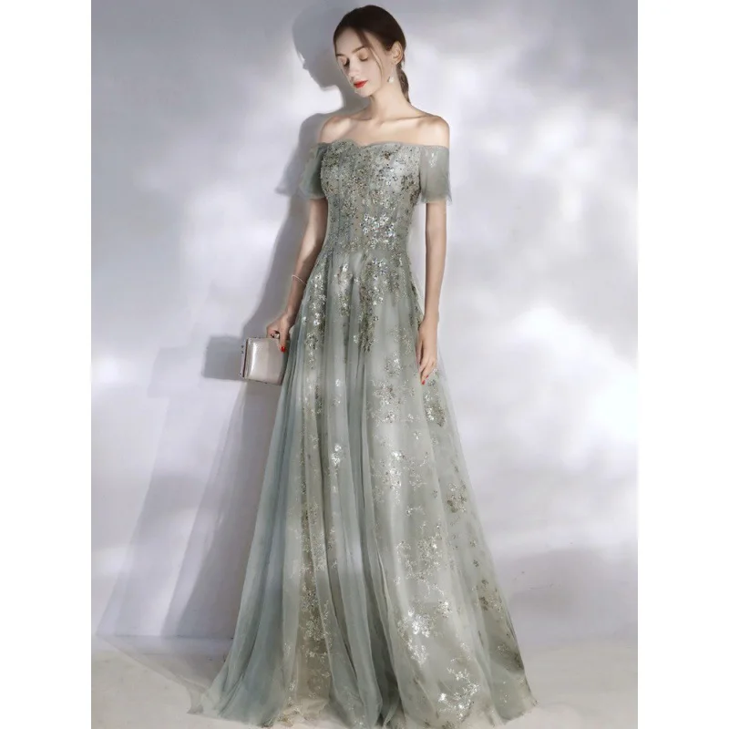 Strapless Floor Length Cheongsam Lace Appliques Qipao Retro Off Shoulder Formal Party Dress Backless Bling Sequins Vestidos
Strapless Floor Length Cheongsam Lace Appliques Qipao Retro Off Shoulder Formal Party Dress Backless Bling Sequins Vestidos