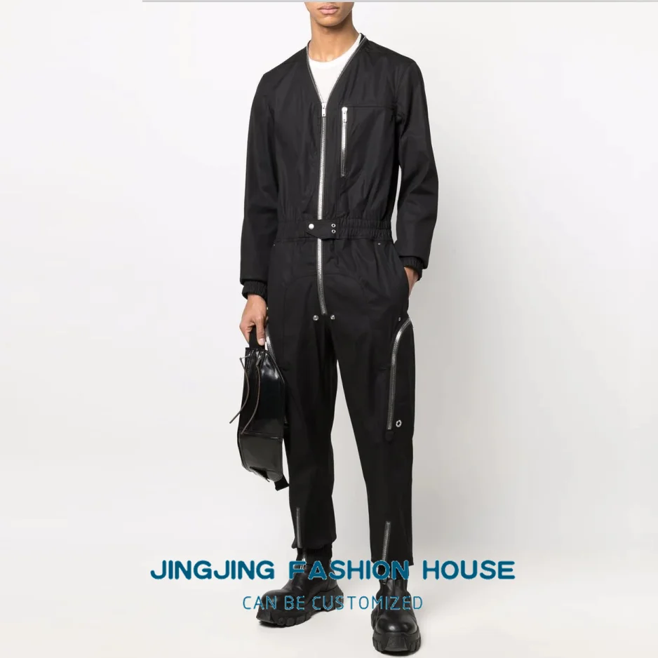 2022 New youth men's casual one-piece trend men's pants Small pants loose versatile long-sleeve cargo jumpsuit
2022 New youth men's casual one-piece trend men's pants Small pants loose versatile long-sleeve cargo jumpsuit