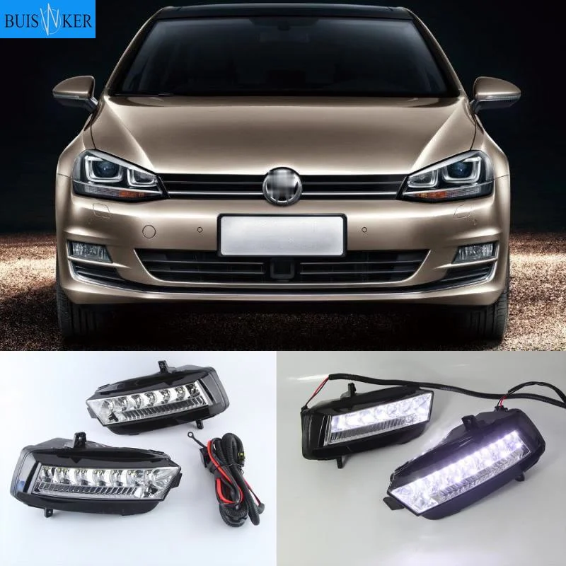 1 Set LED Daytime Running Light Car Accessories 12V DRL Fog Lamp cover For VW Volkswagen Golf 7 2013 2014 2015 2016
1 Set LED Daytime Running Light Car Accessories 12V DRL Fog Lamp cover For VW Volkswagen Golf 7 2013 2014 2015 2016