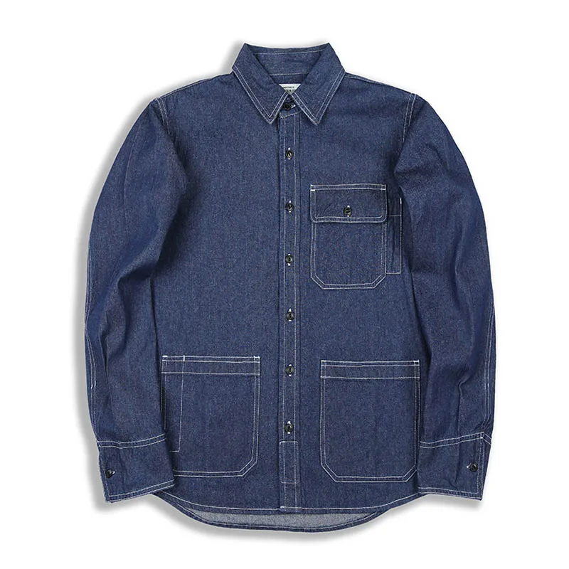 Mcikkny Men Cargo Casual Denim Shirts Multi Pockets Cotton Jeans Shirts Size M-2XL Solid Color Spring Autumn
Mcikkny Men Cargo Casual Denim Shirts Multi Pockets Cotton Jeans Shirts Size M-2XL Solid Color Spring Autumn