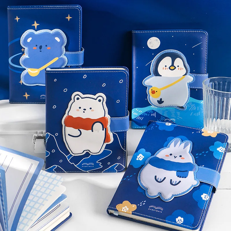 Kawaii PU magnetic buckle book cute animal hand ledger color page illustration learning office supplies notebook
Kawaii PU magnetic buckle book cute animal hand ledger color page illustration learning office supplies notebook